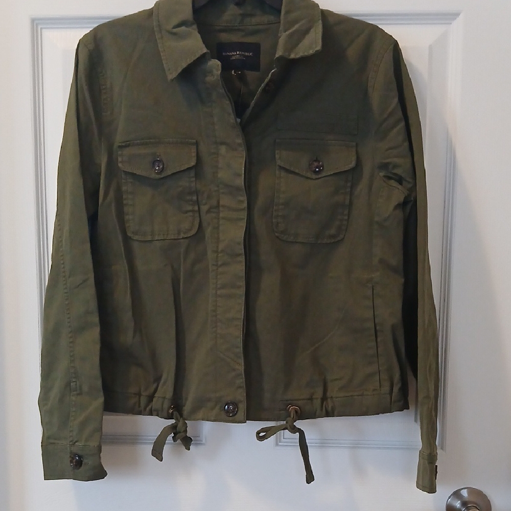 Banana Republic Flight Jacket in Olive Size S NWT